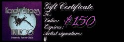 $150 GIFT CERTIFICATE