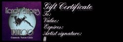 GIFT CERTIFICATES